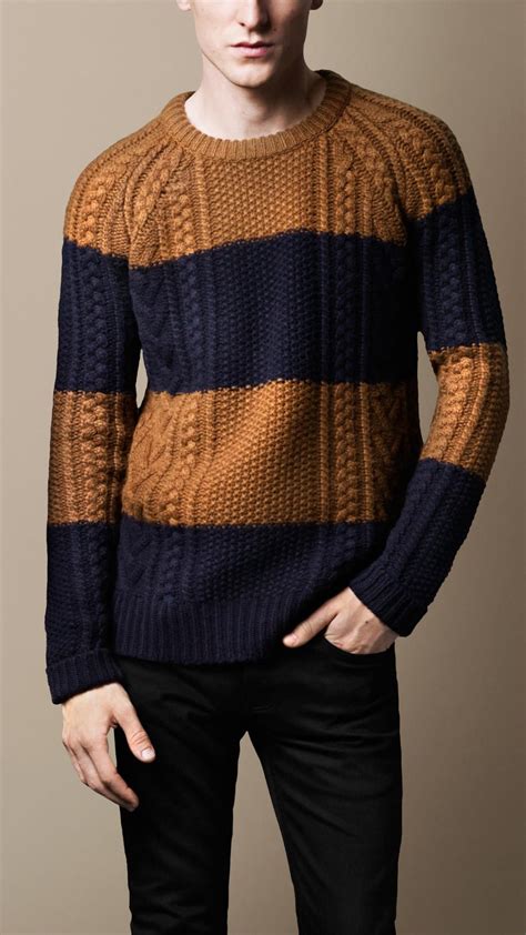 burberry knit sweater mens|burberry sweatshirt men's price.